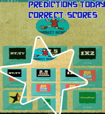 Correct score prediction today