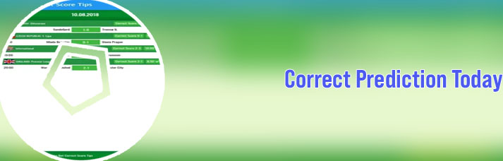 Correct score predictions sites tomorrow