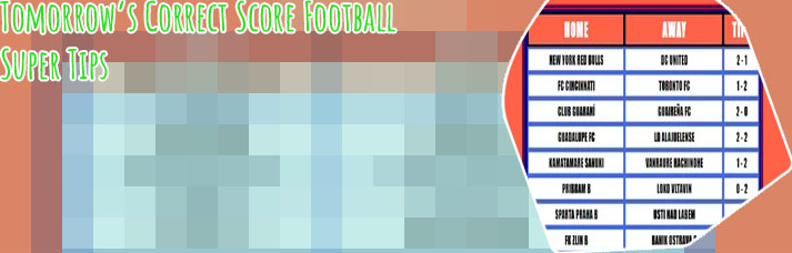 Free correct score tomorrow
