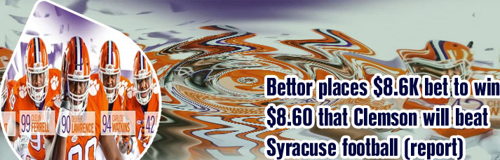 Money line on clemson